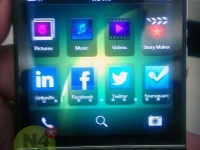 BlackBerry X10 front view 1. Leaked: BlackBerry X10 Smartphone Photos And New BBM Screenshots On BB10